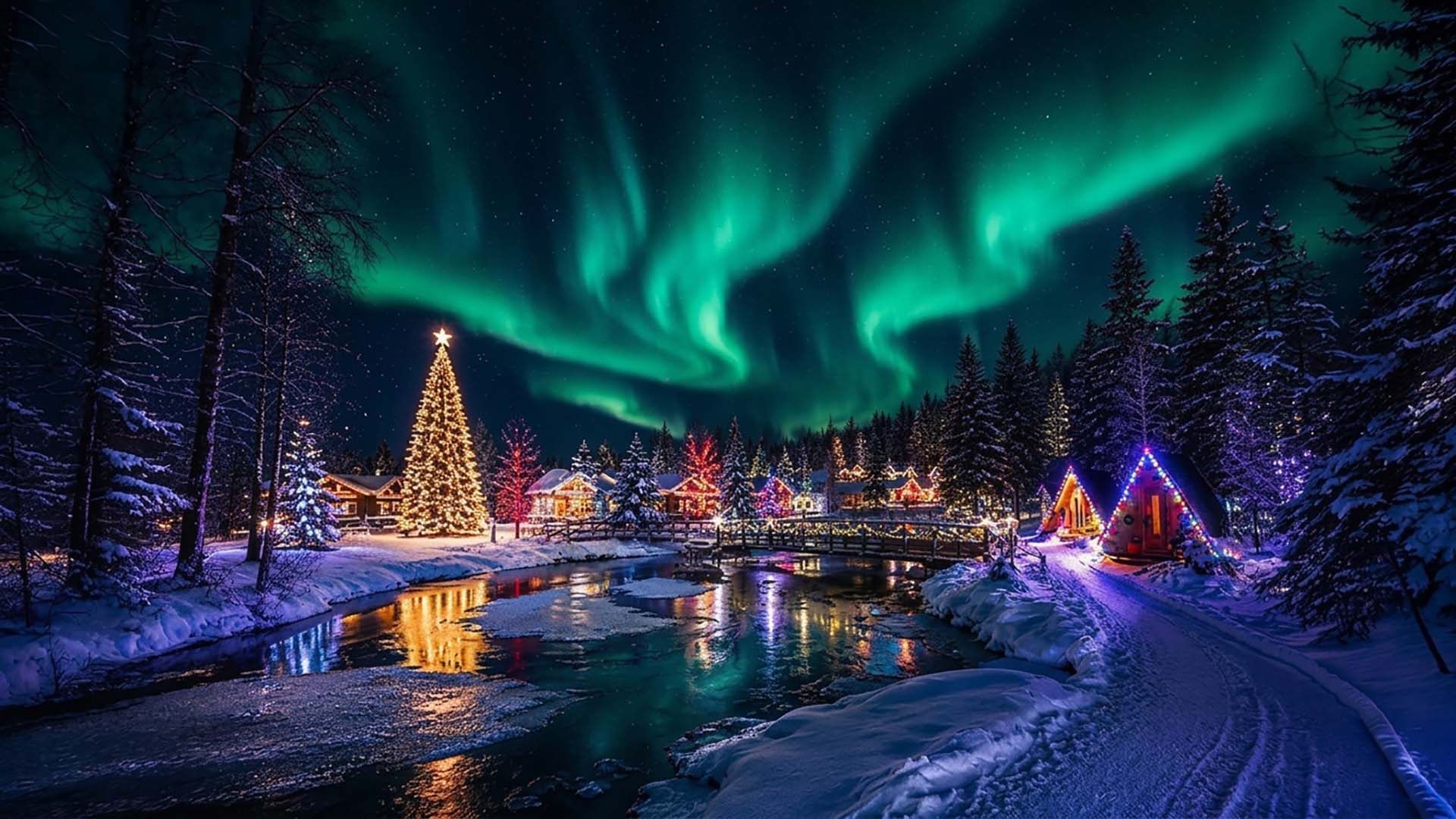 AURORAS BOREALES ESPECIAL NAVIDAD Y FIN DE AÑO